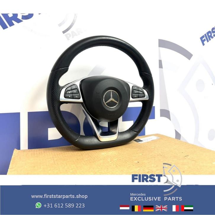 Mercedes STUUR + AIRBAG FACELIFT W176 W117 W204 W207 W212 W1, Auto-onderdelen, Interieur en Bekleding, Mercedes-Benz, Gebruikt