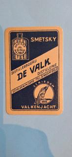 Carte à jouer Moortzele_Distillerie De Valk Smetksy_Bleu_177, Enlèvement ou Envoi, Utilisé, Carte(s) à jouer
