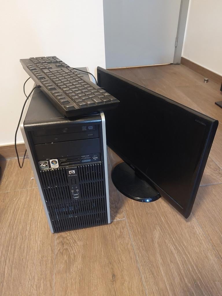 PC + Screen + Keyboard, HDD, Intel, Avec moniteur, Enlèvement