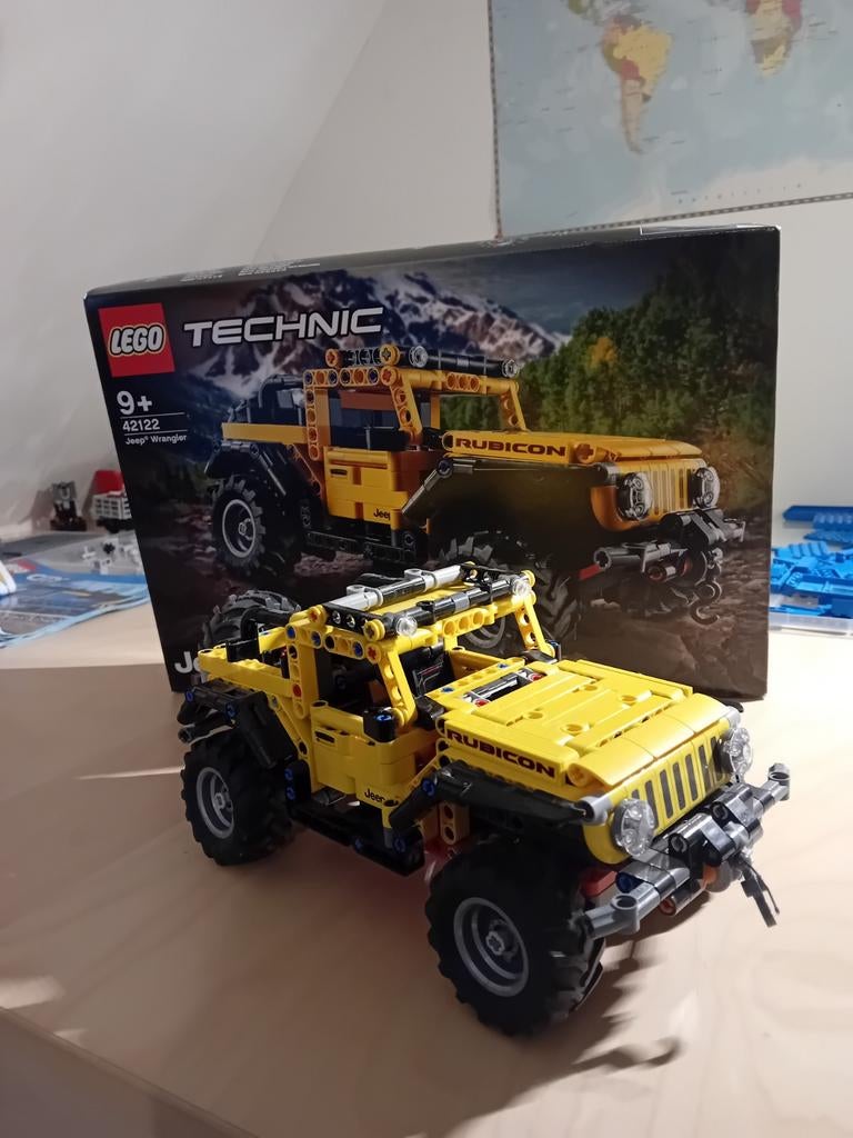 Lego technic Jeep Wrangler 42122., Kinderen en Baby's, Ophalen, Lego, Zo goed als nieuw, Technic