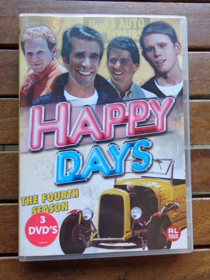)))  Happy Days  //  Saison 4  (((, Cd's en Dvd's, Dvd's | Tv en Series, Zo goed als nieuw, Komedie, Alle leeftijden, Ophalen of Verzenden