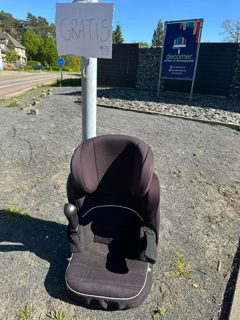 Gratis autostoel **, Kinderen en Baby's, Autostoeltjes, Ophalen, Gebruikt