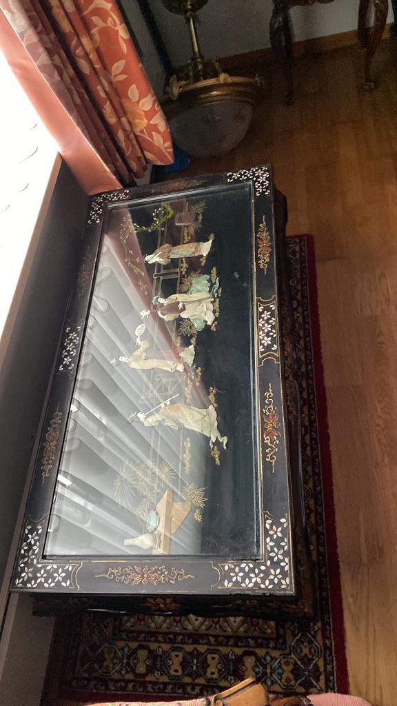 Chinese tafel, Ophalen