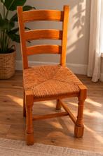 Oude eiken stoelen, Huis en Inrichting, Ophalen, Gebruikt, Bruin, Hout