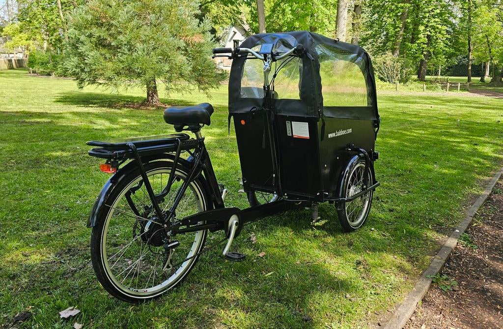 Elektrische bakfiets BABBOE Big is GEKEURD in perfecte staat, Enlèvement, Comme neuf, 4 enfants ou plus, Électrique