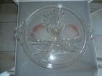 plat à tarte sur pied vintage, Enlèvement ou Envoi, Comme neuf, Verre, Autres types