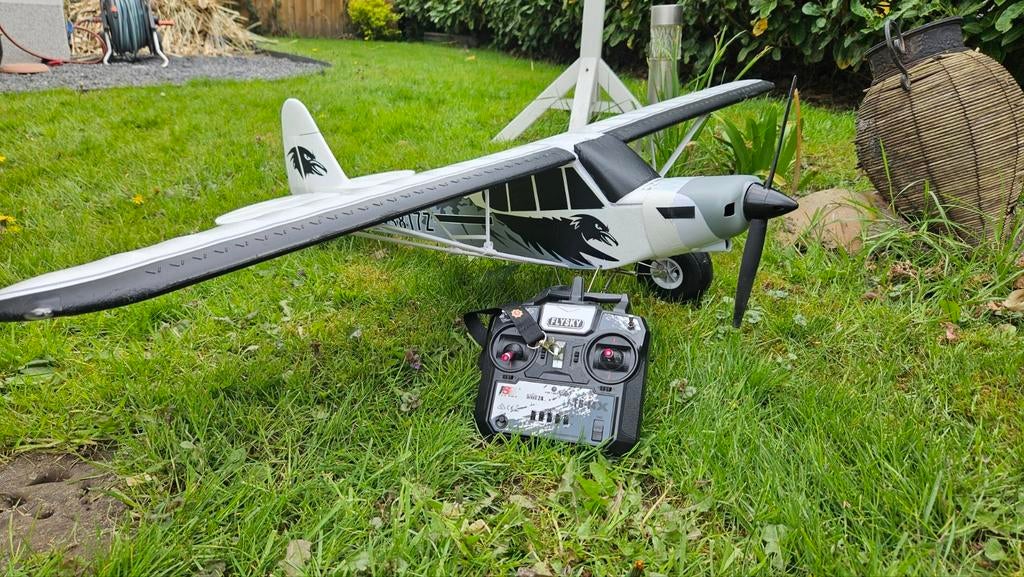 RC vliegtuig FMS PA-18 vliegtuig, Hobby en Vrije tijd, Modelbouw | Radiografisch | Vliegtuigen, Ophalen