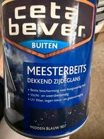 Cetabever dekkende beits midden blauw 0,75liter, Ophalen of Verzenden, Nieuw, Materiaal