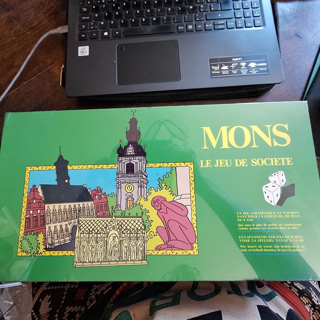 MONS LE JEU DE SOCIETE, Trois ou quatre joueurs, Envoi, Utilisé, UNICA