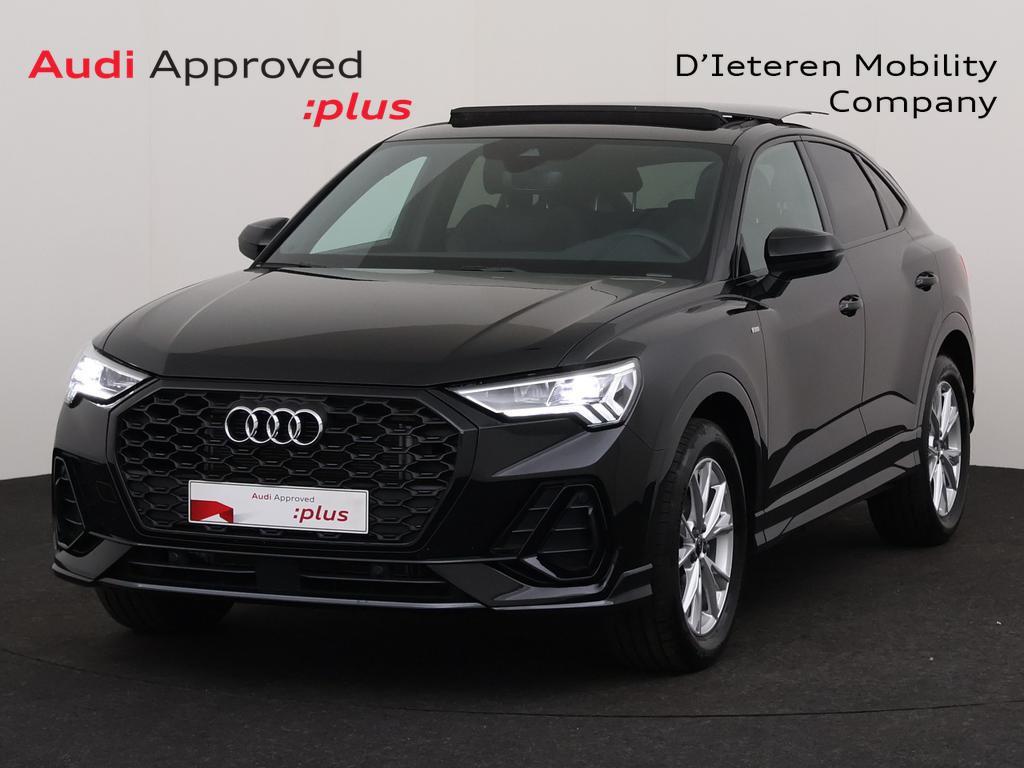 Audi Q3 Sportback Q3 Sportback 35 TFSI Business Edition S li, Automaat, Zwart, https://public.car-pass.be/vhr/94726fe4-9686-4869-bdce-c928d59b1b92