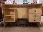 Functionele houten bureau met lades, Huis en Inrichting, Ophalen, Gebruikt, Bureau