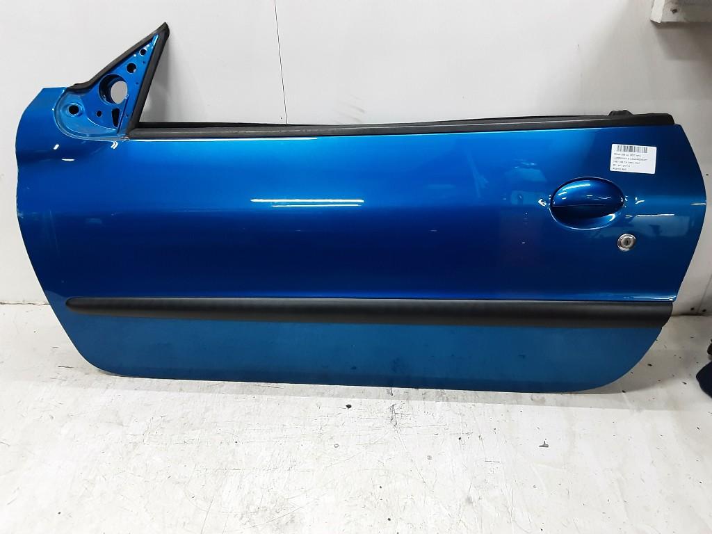 PORTE AVANT GAUCHE Peugeot 206 CC (2D) (01-2000/12-2007), Utilisé, Gauche, Peugeot, Porte