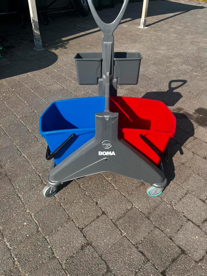 Schoonmaak trolley / poetskar (BOMA), Maison & Meubles, Produits de nettoyage, Seau, Bac ou Chariot à balais, Enlèvement