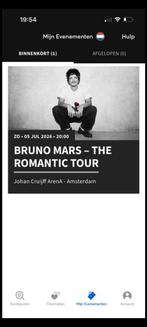 Bruno Mars tickets Amsterdam Johan Cruyff arena, Tickets en Kaartjes, Concerten | Pop, Juli