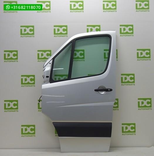 Mercedes Sprinter W906 (06-18) Voorportier links zilvergrijs, Gebruikt, Deur, Mercedes-Benz, Voor
