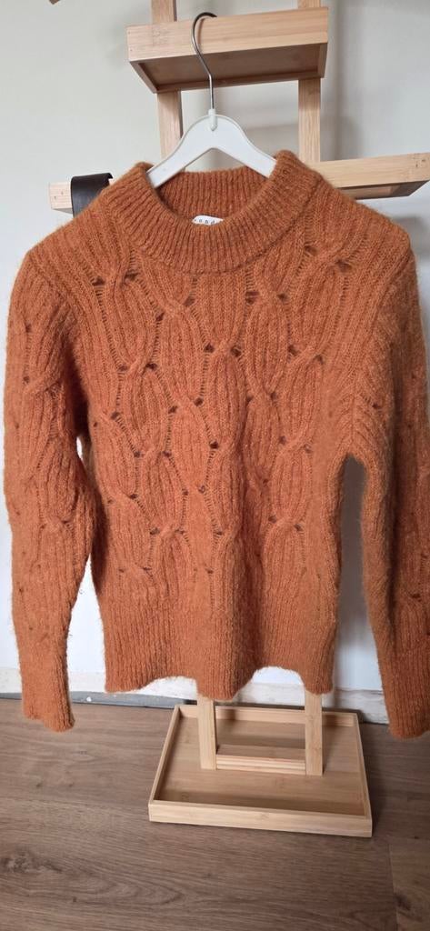 Dames trui, Ophalen, Bruin, Sandro, Maat 36 (S)