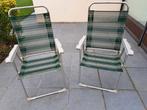 2 fauteuils de jardin pliants, Caravanes & Camping, Enlèvement, Comme neuf, Chaise de camping