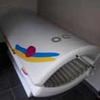 Zonnenbank met gezichts bruiner, Ophalen, Zo goed als nieuw, Gezichtsbruiner