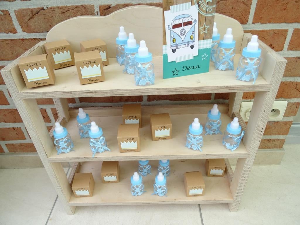 Nieuw houten rek voor doopsuiker uit eigen atelier nu 40 € l, Ophalen