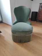 Petit Fauteuil Crapaud Vintage – Idéal Projet Restauration, Enlèvement