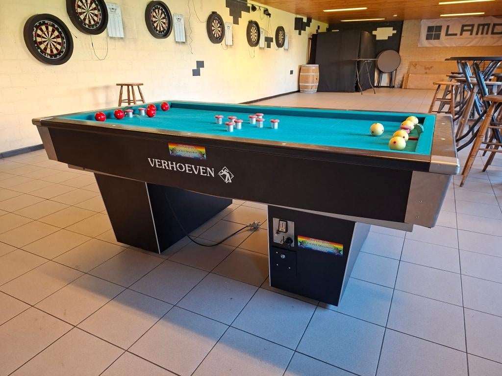 Biljarts,voetbaltafels,darts en meer., Sport en Fitness, Biljarten en Poolen, Zo goed als nieuw, Biljarttafel, Ophalen