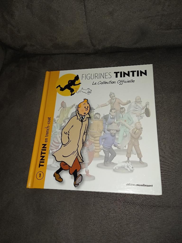 Livre figurine tintin, Collections, Enlèvement ou Envoi, Tintin