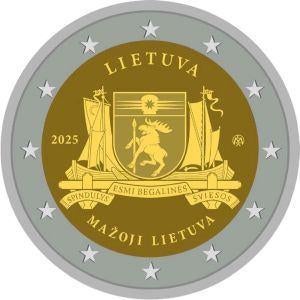 2€ munt lietuva 2025, Ophalen, Losse munt