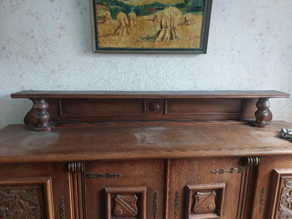 Gratuit - Salle à manger (buffet - armoire vitrée - table), Enlèvement, Utilisé