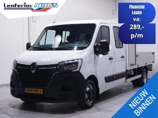 Renault Master 2.3 dCi 145 pk Pick Up / Open Laadbak 6-Zits, Auto's, Renault, Wit, Bedrijf, Onderhoudsboekje