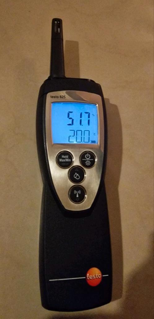 Testo 625 — Thermo-hygrometer, Doe-het-zelf en Bouw, Meetapparatuur, Gebruikt, Ophalen of Verzenden