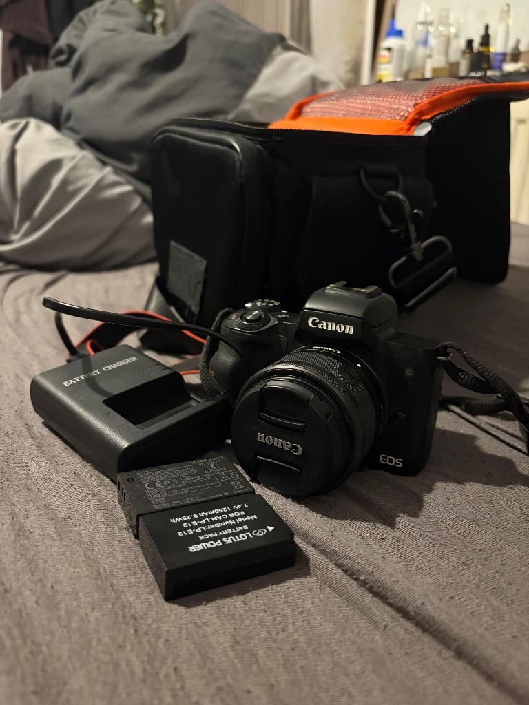 Canon M50 Mark 2, Audio, Tv en Foto, Fotocamera's Digitaal, Zo goed als nieuw, Canon, Ophalen of Verzenden