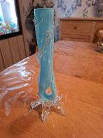 Vaasje in murano glas, Ophalen of Verzenden, Blauw, Glas