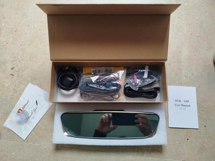 NEUF - Dashcam JUNSUN avec Gps et rétroviseur intelligent, Autos : Pièces & Accessoires, Éclairage, Enlèvement