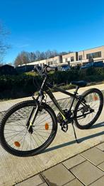 Zwarte fiets-Rockrider - 24 inch (9-11 j)- 18 versnellingen, Enlèvement, Utilisé, 20 à 24 pouces, Rockrider