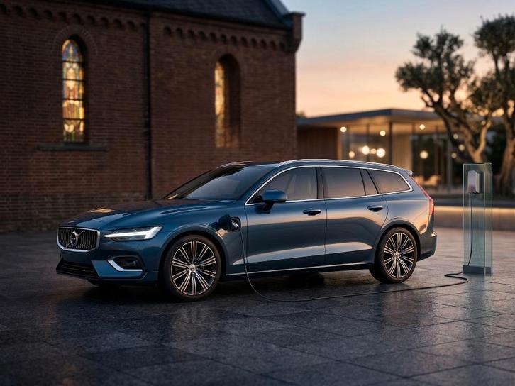 Volvo V60 T8 Plug-In Hybride | Direct vrij wegens firmawagen, Auto's, Volvo, Particulier, V60, 4x4, ABS, Airbags, Airconditioning