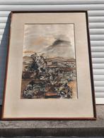 Aquarelle village signe, Enlèvement ou Envoi