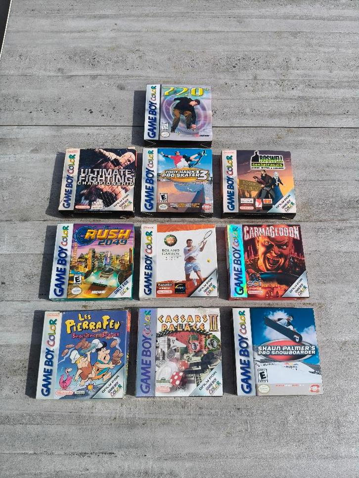 10 nieuwe Nintendo Gameboy Color spellen / Game Boy Color, Games en Spelcomputers, Games | Nintendo Game Boy, Nieuw, Avontuur en Actie