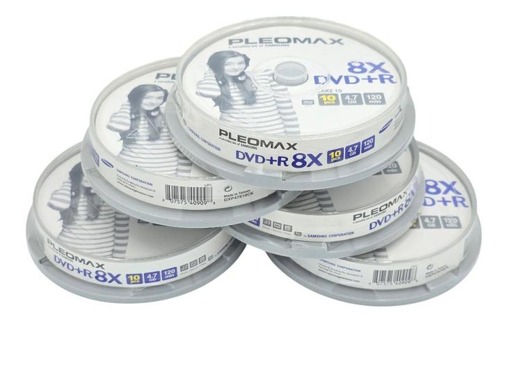 Samsung Pleomax DVD+R 8x 50 stuks (nieuw), Computers en Software, Beschrijfbare discs, Nieuw, Dvd, Ophalen of Verzenden