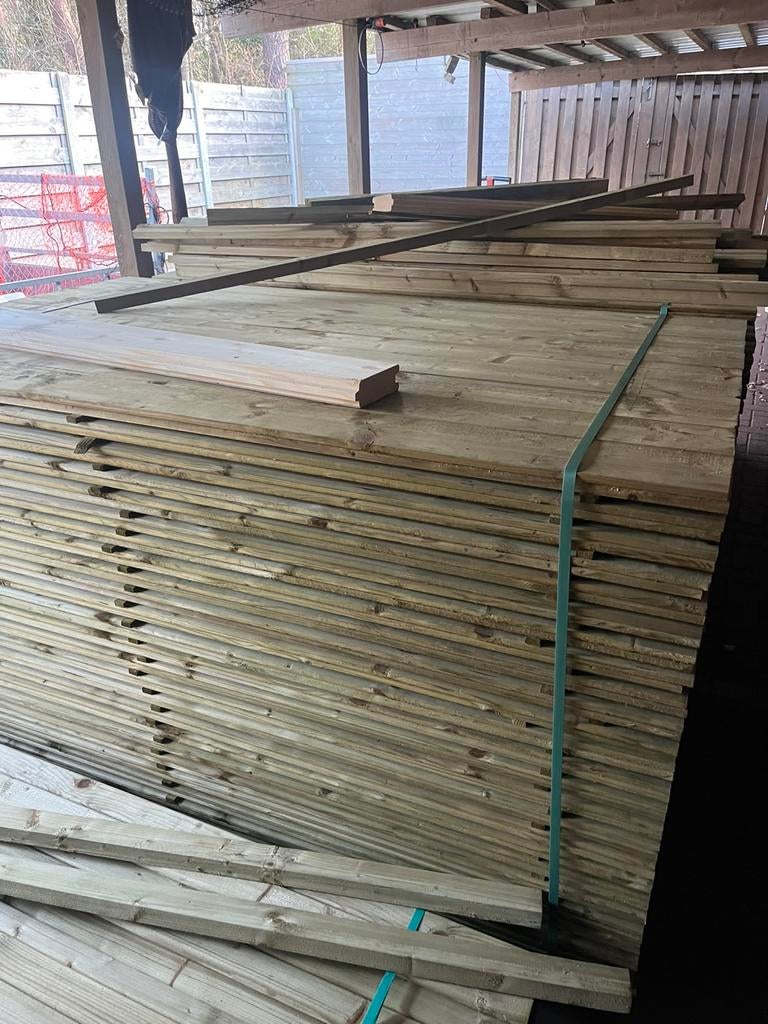 Geïmpregneerde planken nieuw., Ophalen, Zo goed als nieuw, Planken