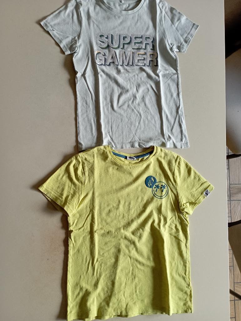 8 T-shirts maat 134/140, Kinderen en Baby's, Kinderkleding | Maat 134, Ophalen of Verzenden, Zo goed als nieuw, Shirt of Longsleeve
