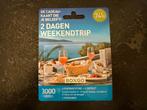 2 dagen weekendtrip ter waarde van 74,90, Twee personen, Cadeaubon, Overige typen
