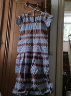 Robe wax brun tissus africain femme, Enlèvement ou Envoi, Neuf, Brun, Sous le genou