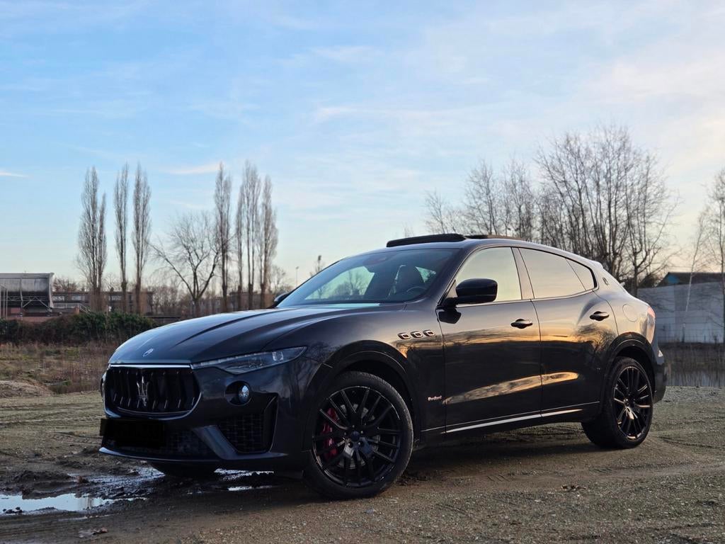 Maserati Levante GranSport 3.0 benzine FULL OPTIE, Auto's, Automaat, Zwart, Leder, Bedrijf