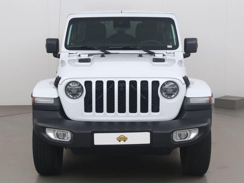 Jeep Wrangler Unlimited Hard Top 2.0 turbo sahara 272 AT, Auto's, Jeep, 4 deurs, 4 cilinders, Overige bekleding, Wit