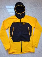 MILLET Polartec hoodie geel/zwarte M, Maat 48/50 (M), Geel, Wandelen of Outdoor, Nieuw