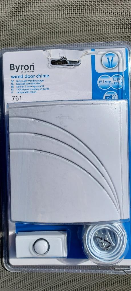 Sonnette Byron, Maison & Meubles, Sonnettes, Neuf, Filaire, Enlèvement