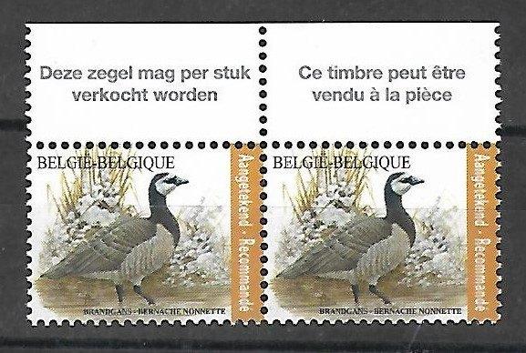 Nr 4912 Buzin  Brandgans + Tab NL + FR, Verzenden, Postfris