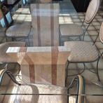 Table sam. Chaises, Enlèvement, Utilisé, Rectangulaire, Verre