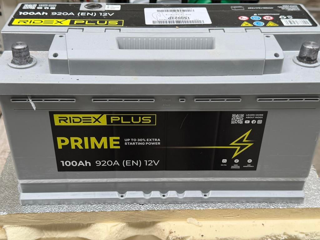 Batterie ridex 100ah, Enlèvement, Utilisé