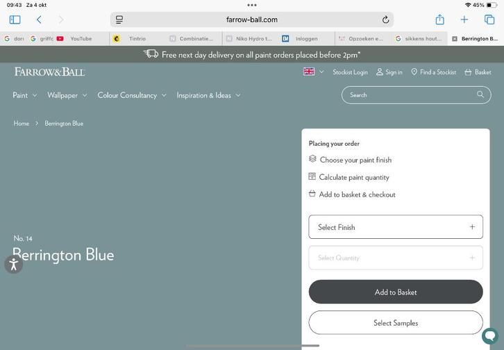 SIKKENS muurverf, Bricolage & Construction, Peinture, Vernis & Laque, Neuf, Peinture, Enlèvement